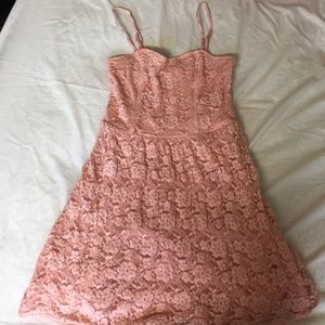 Pink Garage Lace Dress